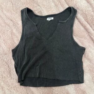 Dark Gray Garage tank top